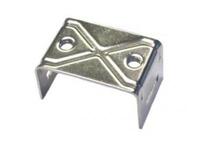 VCC339 DOUBLE HOLE CENTER MOUNT SIGN BRACKET STAINLESS