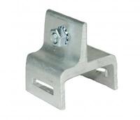 1 1/2 BRACKET FOR DOUBLE FACED SIGN ALUMINUM WITH 3/8 HOLE