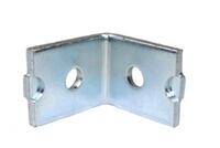 90 DEGREE SQUARE POST BRACKET STEEL ZINC